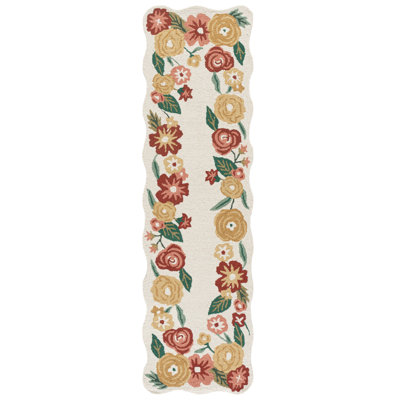 Jardin Hand Tufted Wool;Cotton Floral Indoor Rug