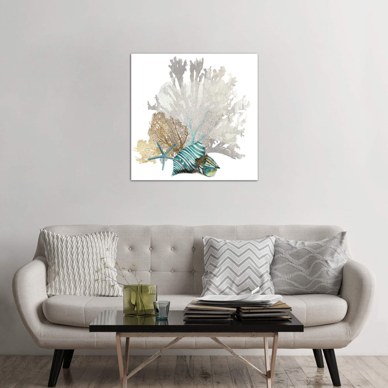 1 Piece Wall Art on Canvas, 93.98 cm H x 93.98 cm W, Brown Framed