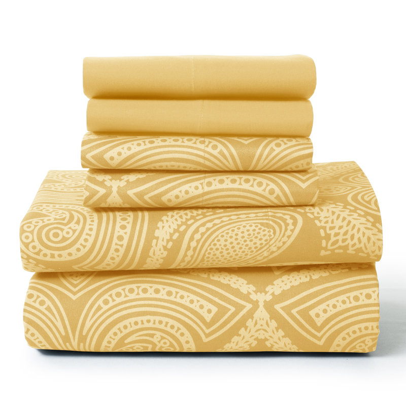 Ensemble de draps en microfibre Lux Hotel, Ensemble de draps pour très grand lit + 1 drap-ho, Taupe