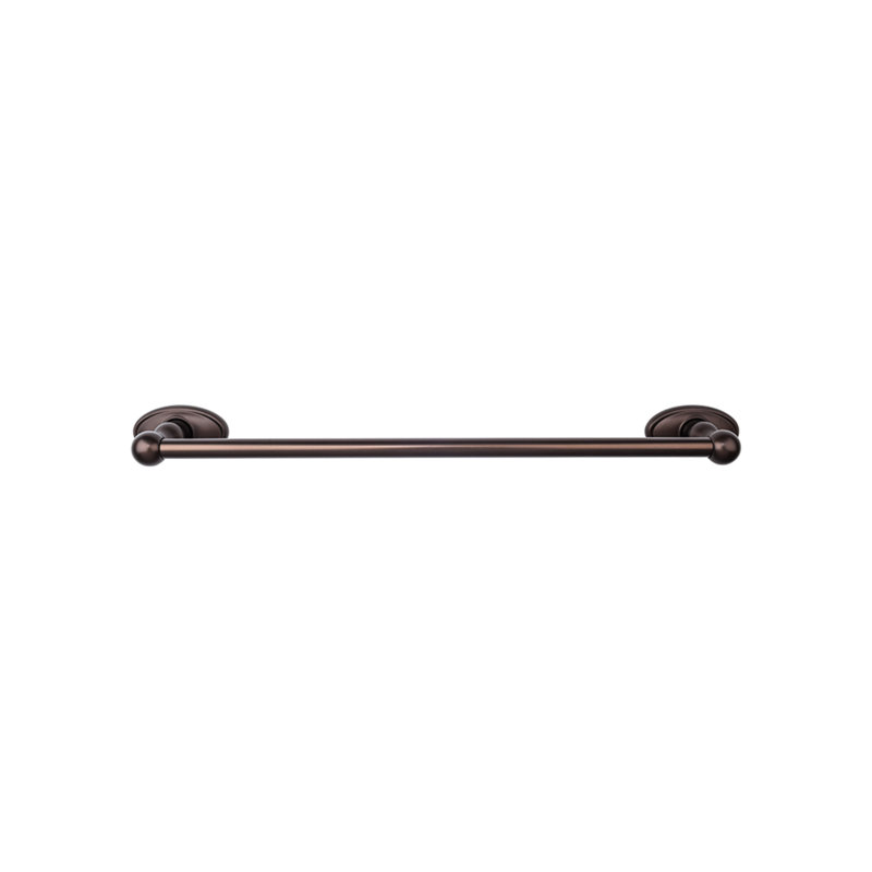 Edwardian Bath Single 32 1/2" Wall Mounted  Towel Bar, Oiled Rubbed Bronze