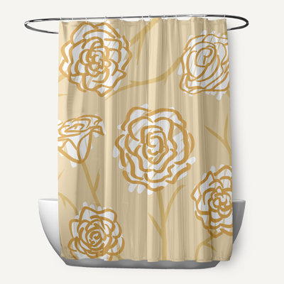 Rideau de douche simple Slezak Spring