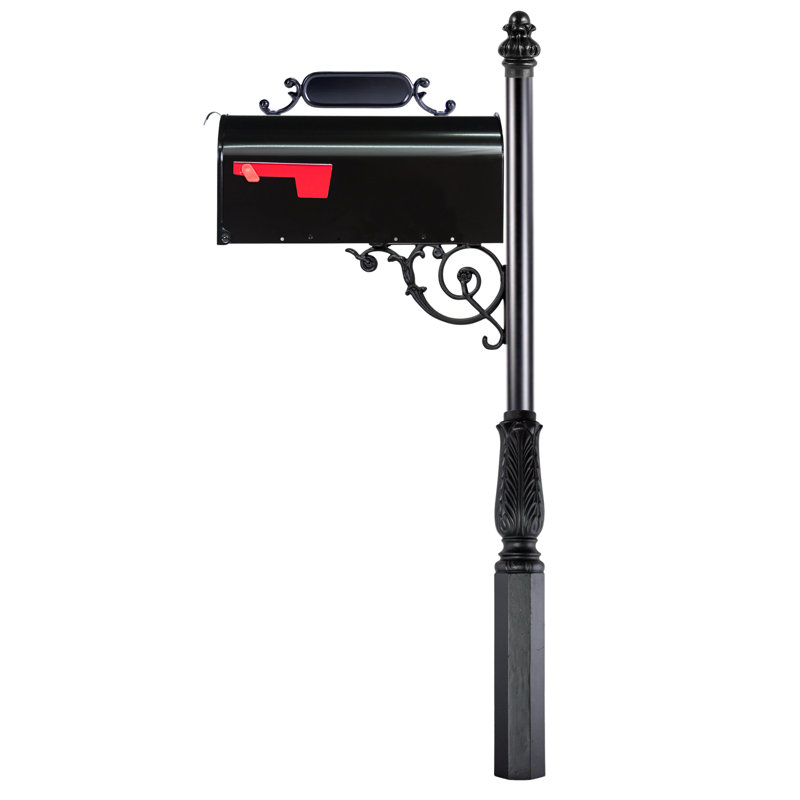 Aluminum Post Mounted Mailbox