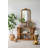 7.9" H x 8.1" W x 8.1" D Round Sand And Cement Planter With Woven Brown Texture-1502425688