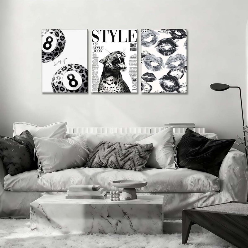 3 Piece Wrapped Canvas Wall Art