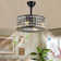 18" Pellenberg 5-Blade Crystal Ceiling Fan with Remote Control and Light Kit Included