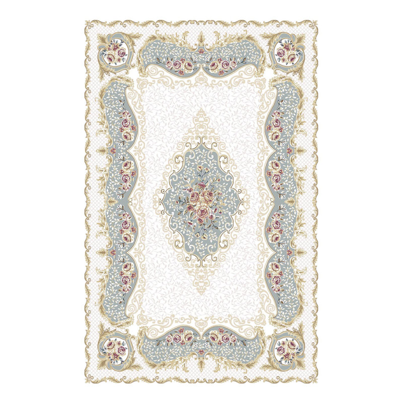Tapis de qualité supérieure imprimé en 3D, 5,2 x 7,5 pieds, 100% polyester, 650 g / m² | Antibactérien, envers antidérapant en PVC, lavable à la machine | Idéal pour le salon, la chambre à coucher et la maison, hauteur des poils doux: 0,3 po