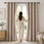 Thermal Velvet Curtains with Eyelet Ring Top - Blackout Crushed Velvet Drapes Pair-1810057942-1810057940
