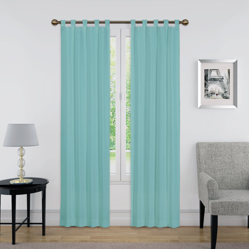 Barretti Sheer Curtain Pair, White, 30" W x 84" L