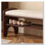 2-Tier Wooden Entryway Bench
