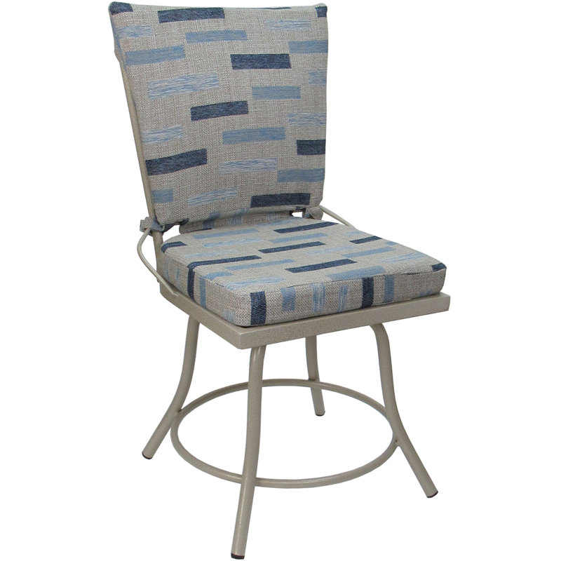 Chaise d'appoint d'extérieur avec coussin Jolana, Beige