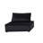 Basic Sectional Sofa, 120" Velvet 5 Pc  Sofa Ottoman