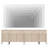 94.5" Modern Reeded TV Stand With Doors, Entertainment Center With Shelf, Wooden TV Console With Drawers For Living Room-781264199