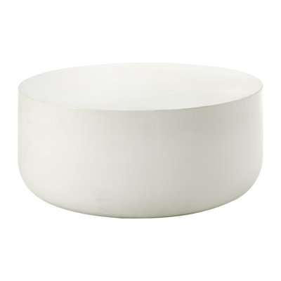 Coffee Table, Natural White Finish