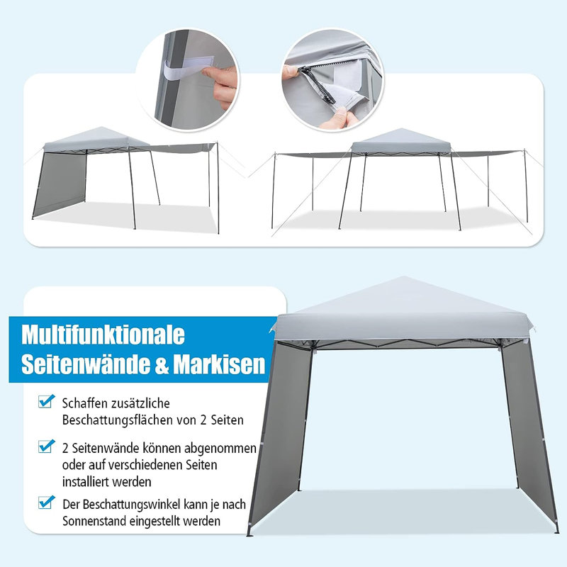 Theodulus 6m x 3m Metal Pop-Up Gazebo