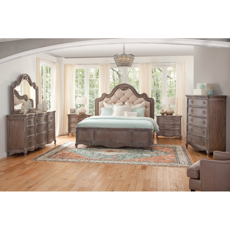 Harmond Upholstered Panel Headboard, Queen