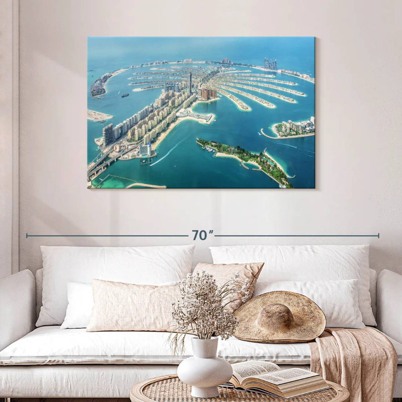 Nicci Palm Jumeirah d'en haut, H 30 po x l 45 po