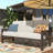 73" 3 - Person Patio Sofa With Thick Cushions