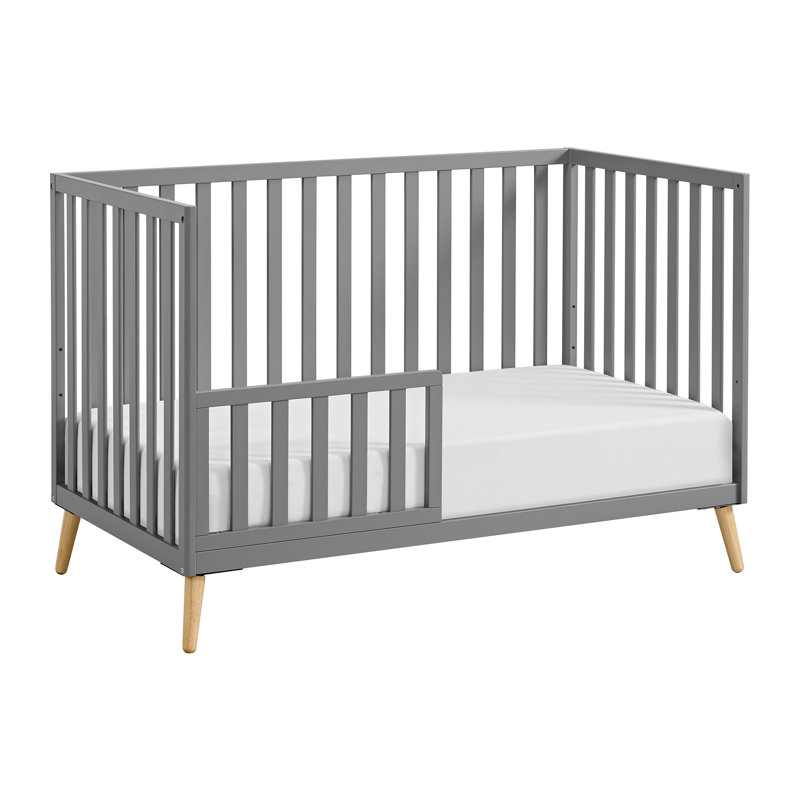 Lit de bébé convertible Cozy Nest, Gris colombe / naturel