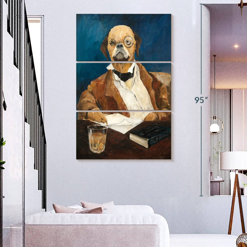 Brampt Nathaniel Howlthorn, 74" H x 48" W