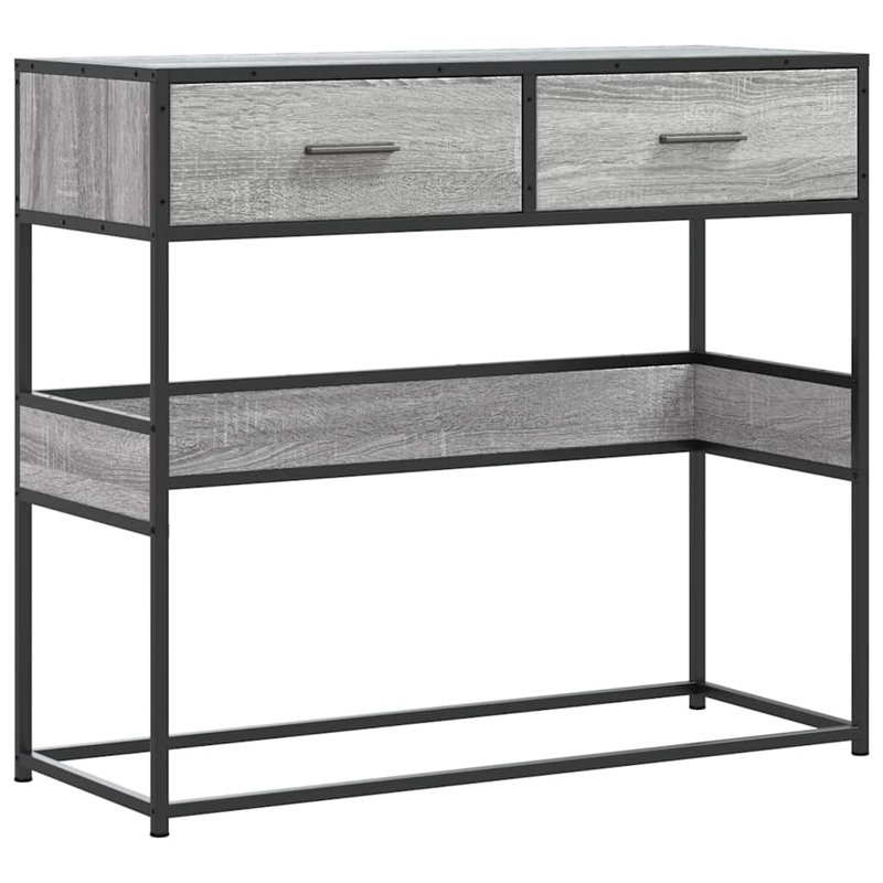 10-3 80cm Console Table, Grey/Sonoma
