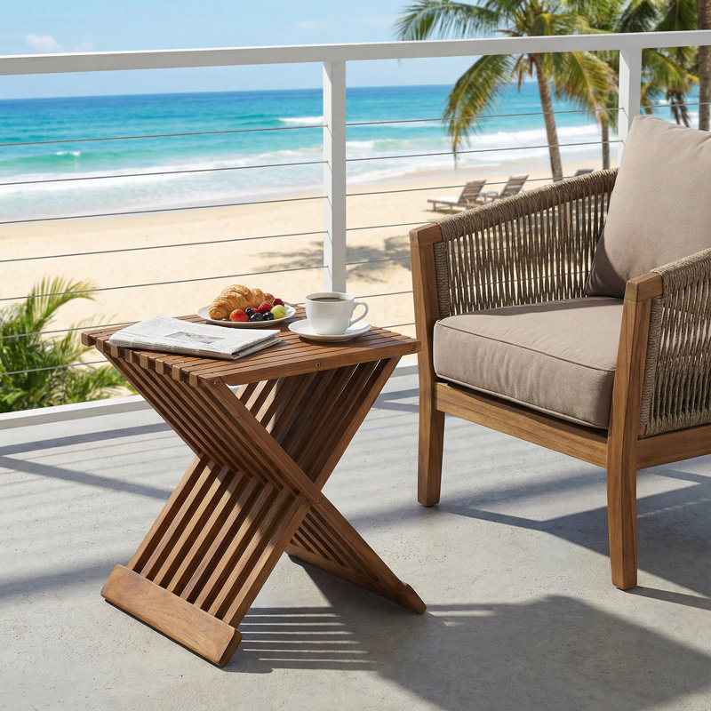 Solid Wood Accent Stool