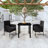 Wicker Patio Dining Set with Rectangular Table-1671310935-1648434940-1648434941