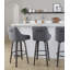 Tabouret de bar à hauteur fixe Hannah - ensemble de 2-109244146-109244148