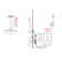Ceiling Mounted Shower System Combo Set With 16 Inches Square Rain Shower Head
