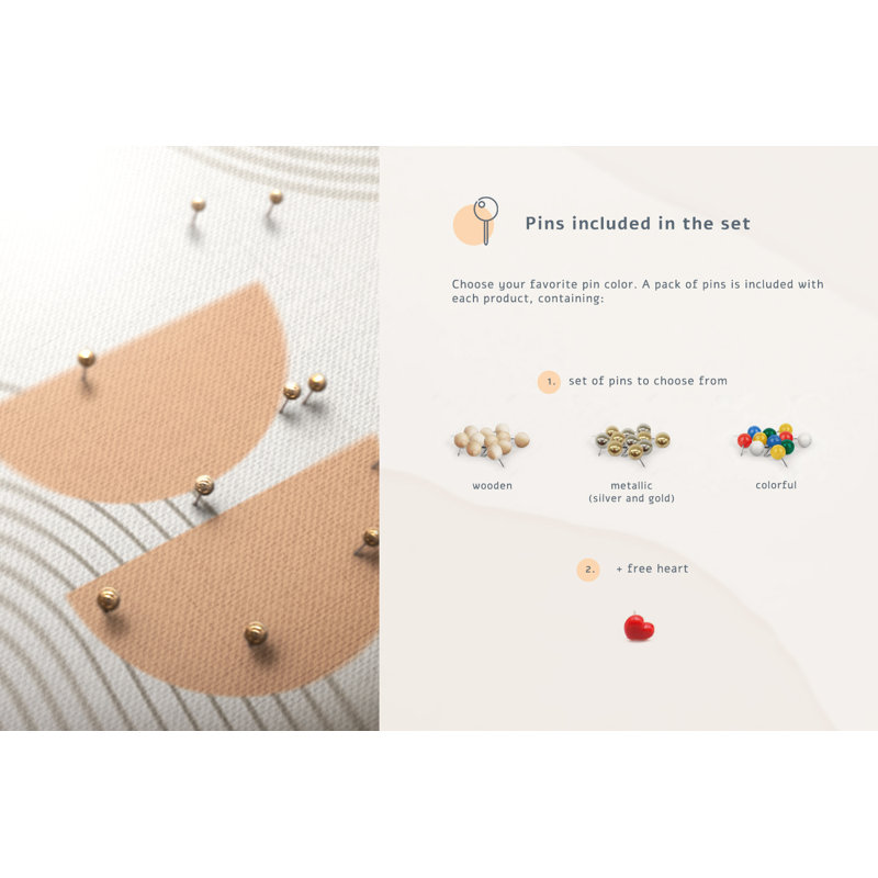 Angellea Cork Corkboard / Bulletin Board