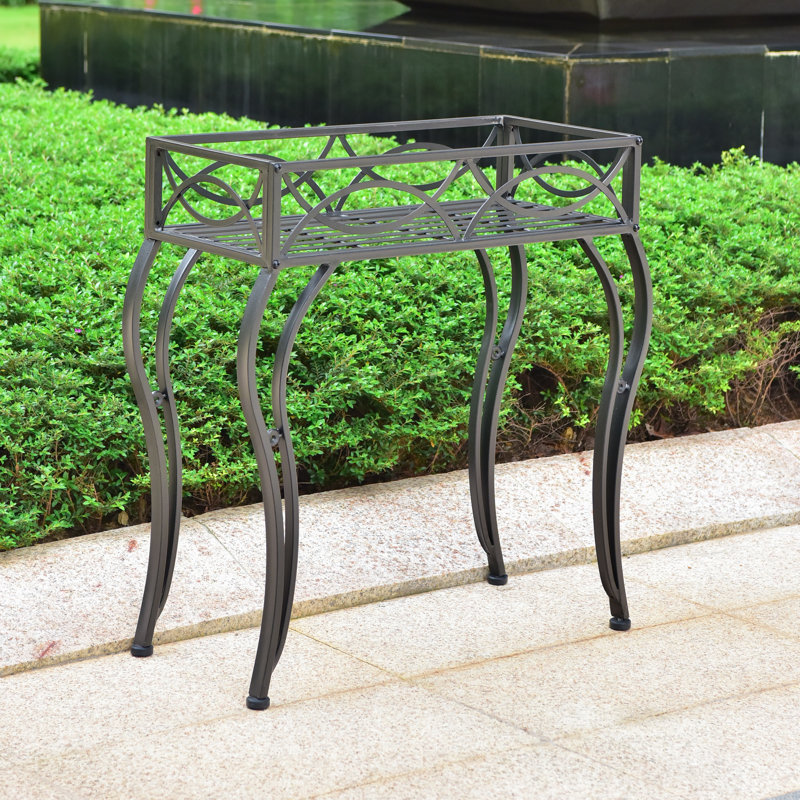 Anzum Metal Weather Resistant Plant Stand