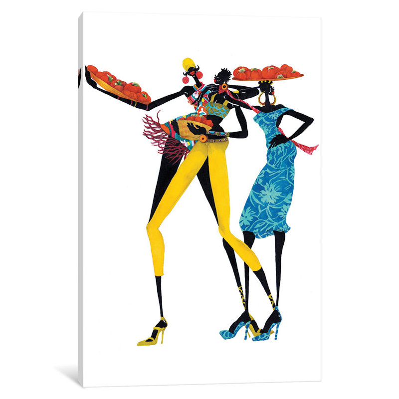 «Jolie», impression sur toile, H 40 po x l 26 po x P 1,5 po, Toile tendue, Pas de tapis