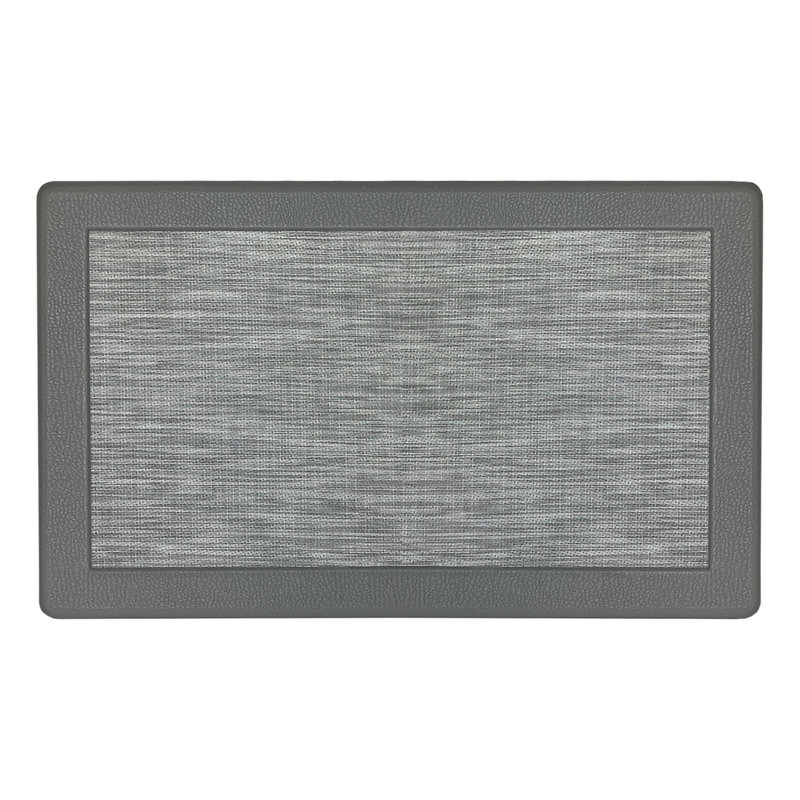 Kate Aurora Brasserie Chef Anti Fatigue Non-Skid Memory Foam Kitchen Floor Mat -18"Wx30"L, Gray