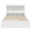Lit plateforme double avec tablettes coulissantes-1425942184