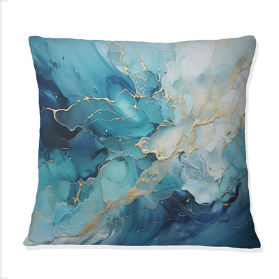 Coussin Oceanic Collage I - Abstract Collages