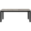 7 Dining For Modern Rooms, Rectangular Table Extends 18 Inches, 6 Upholstered Chairs, Black And Grey Scheme With Rustic Charm, Expandable From 60 To 78 Base