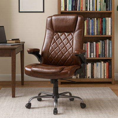 Fauteuil de direction ergonomique avec accoudoirs rabattables