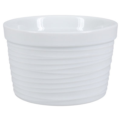 BIA Cordon Bleu Kalahari Round Porcelain China 4 Piece Ramekin / Soufflé Dish Bakeware Set
