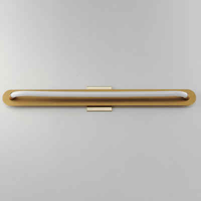 Deiontay Single Light Steel Dimmable LED Flush Mounted Sconce