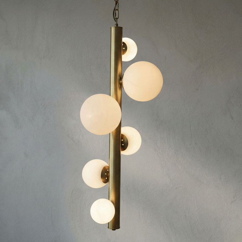 Lustre géométrique unique à 6 lumières Orellana