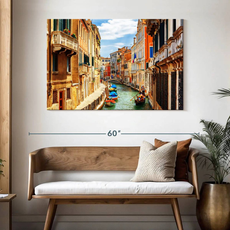 Ravi Rio Marin Canal, 32" H x 48" W