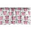 Cantonnière Ambesonne lot de 2 cochons à pois gris rose-100839643