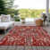 Maliana Washable Floral Indoor / Outdoor Rug