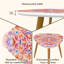 Ensemble de 2 tables basses gigognes Triangle