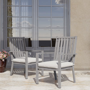 Deidre Aluminum Outdoor Patio Dining Chair