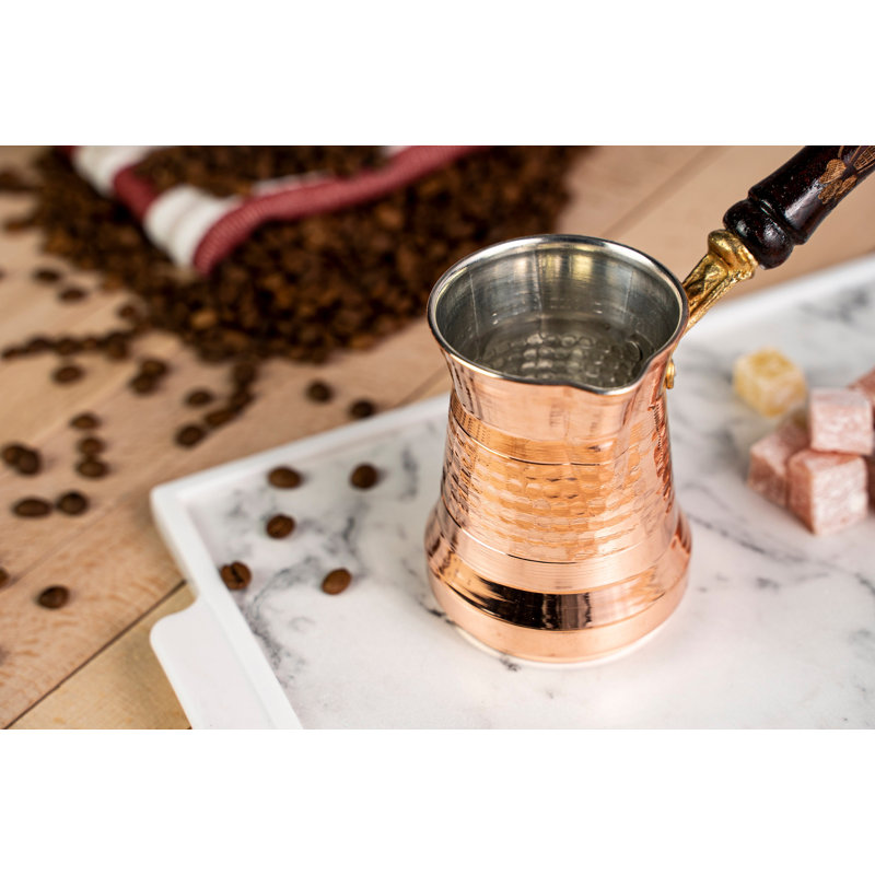 18 in Handmade Hammered Copper Kitchen Sink – Pure Solid Copper by ALFIQ
