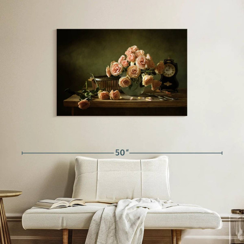 Harnek Chic Vintage Roses, 26" H x 39" W