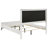 Taraval White Queen Upholstered Panel Bed