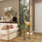 Wynn Metal Indoor Outdoor Tall Giraffe Decorative Sculpture with Detailed Embossed Scrollwork