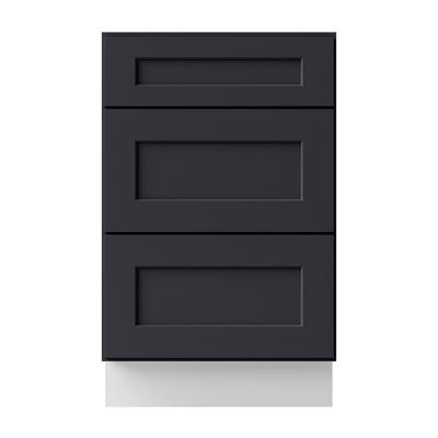 Ready to Assemble Solid Wood Shaker Drawer Base Bath Cabinet