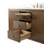 Ensemble de meuble-lavabo autoportant à simple cuve 48 po avec plateau en marbre Lavallon-105275170-105275168